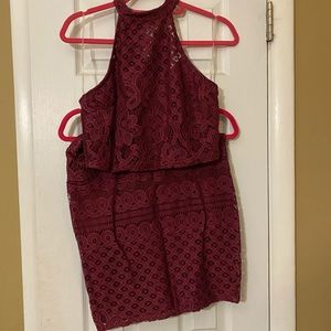 Charlotte Russe Two Piece Mini Dress